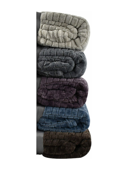 Chios Hellas 35056 Κουβέρτα Fleece Μονή 150x200εκ. Μπεζ