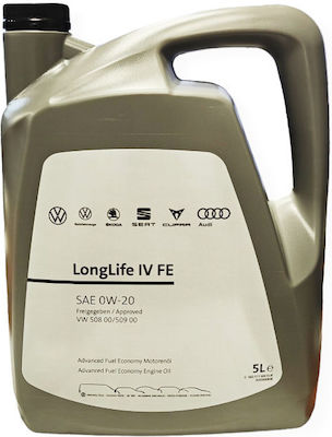 Volkswagen Λάδι Αυτοκινήτου Longlife IV SAE 0W-20 5lt