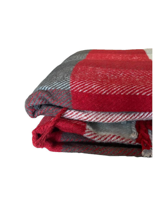 TnS Single Blanket 150x200cm Red