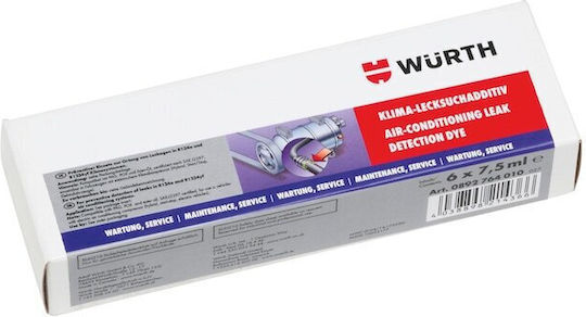 Wurth Leak Detection Dye Πρόσθετο Καθαριστικό Κυκλώματος Ψύξης Αυτοκινήτου 75ml 0892764010