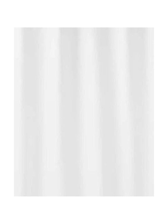 Kleine Wolke Kito Κουρτίνα Μπάνιου Υφασμάτινη 180x200 cm White