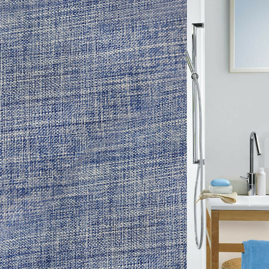 Dimitracas Rainbow Shower Curtain Fabric 180x200cm Jean