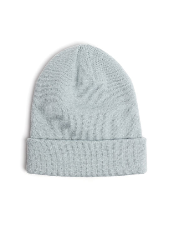 Unisex Beanie Reversible Fleece Hat Mist