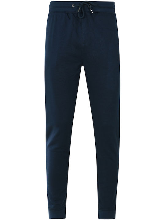 Rebase Men's Sweatpants with Rubber Navy Blue