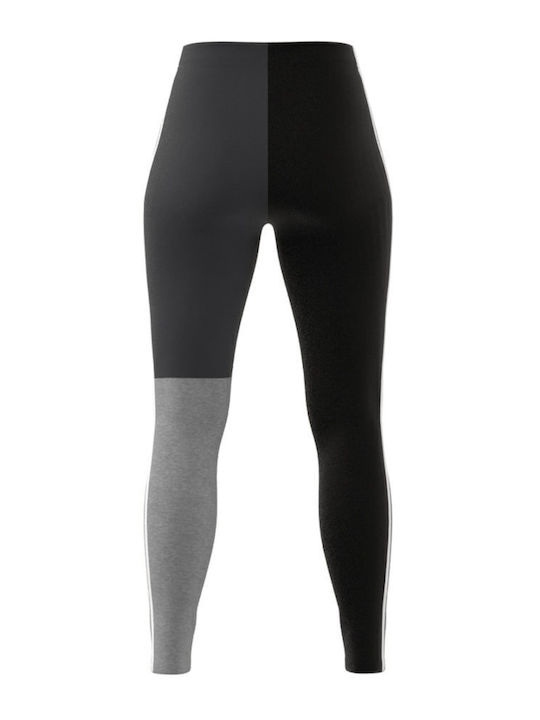 adidas Essentials 3-Stripes Colorblock Training Κολάν Black / Carbon / Medium Grey Heather / White