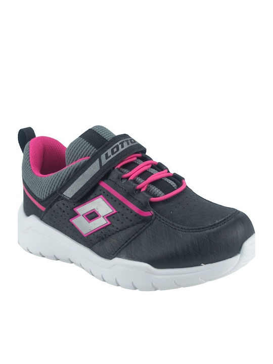 Spacelite Kinder Sportschuhe Laufen mit Bügel- und Schleifenverschluss Schwarz