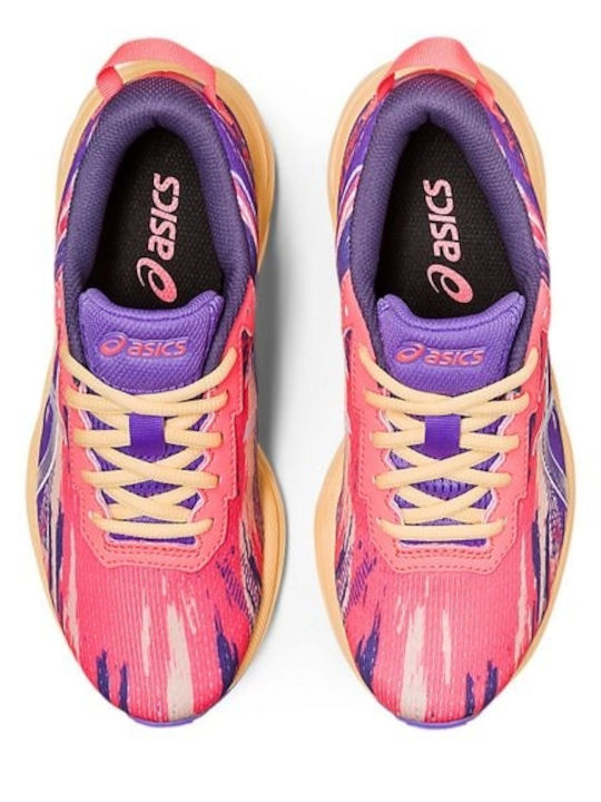 Gel-Noosa Αθλητικά Παιδικά Παπούτσια Running με Κορδόνια Ροζ