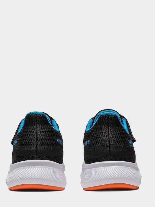 Patriot 13 Kids Sports Shoes Running with Hoop & Loop Closure Black