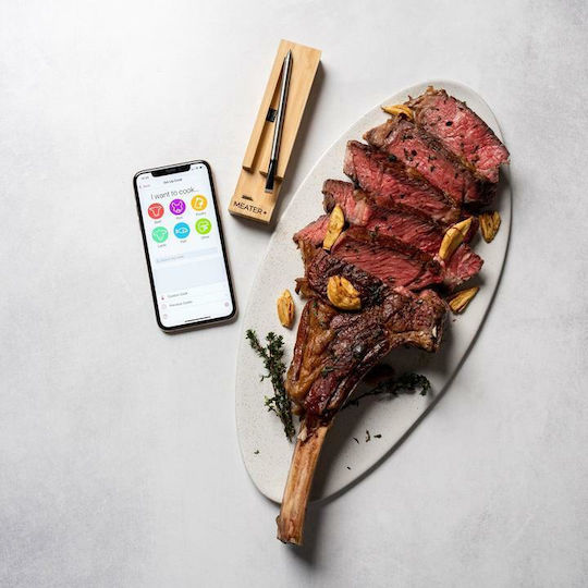 Meater Bluetooth Meater+ Wireless Electronical Oven Thermometer with Probe and Bluetooth 0°C / +100°C