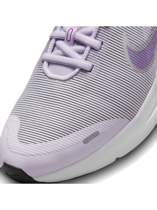 Downshifter Downshifter 12 Kids Sports Shoes Running with Laces Violet Frost / Pure Platinum / Vivid Purple / Metallic Silver