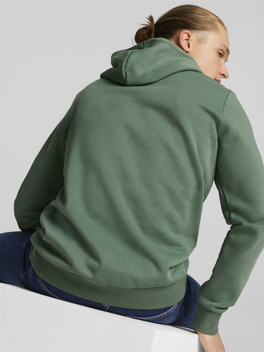 Puma Men's Sweatshirt with Hood and Pockets Forest