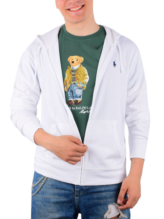 Sweatshirt with Hood White