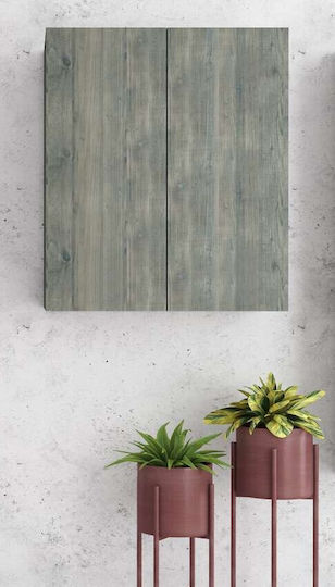 Drop 5NKR060SM Bathroom Cabinet L60xW32xH70cm Melamine Smoked Oak