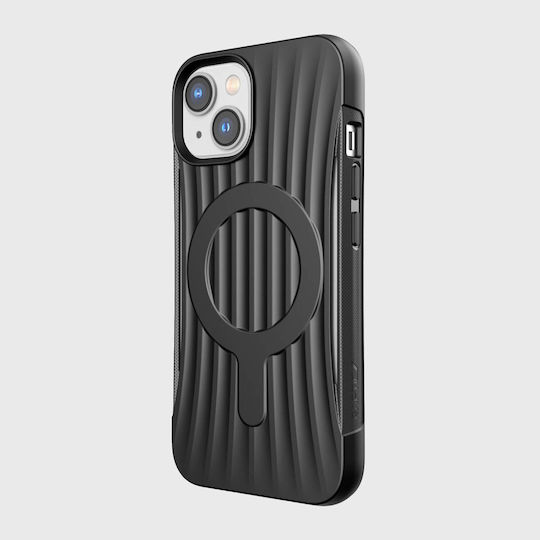 X-Doria Raptic Clutch MagSafe Back Cover Πλαστικό / Σιλικόνης Μαύρο (iPhone 14)