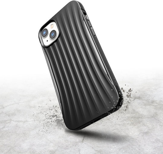 X-Doria Raptic Clutch Umschlag Rückseite Kunststoff / Silikon Schwarz (iPhone 14 Plus)