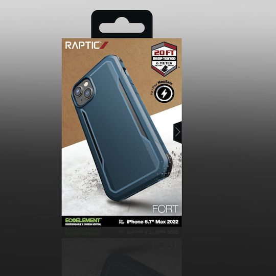 Raptic Fort MagSafe Back Cover Πλαστικό Μπλε (iPhone 14)