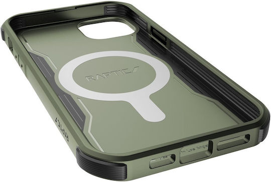 Raptic Fort MagSafe Back Cover Πλαστικό Πράσινο (iPhone 14)