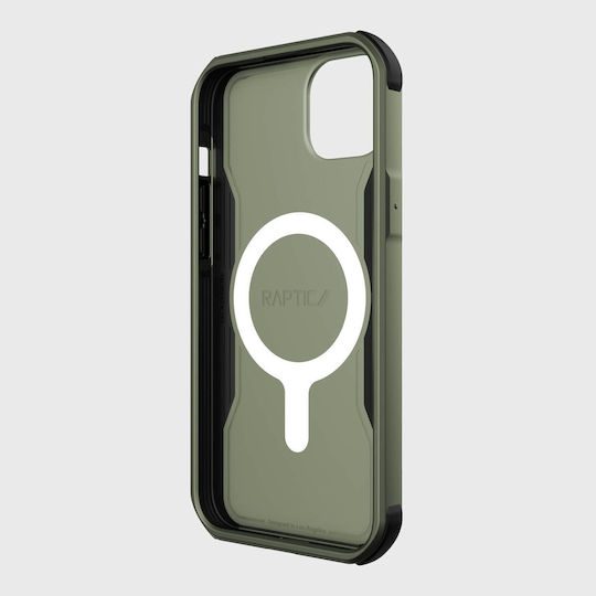Raptic Fort MagSafe Back Cover Πλαστικό Πράσινο (iPhone 14)