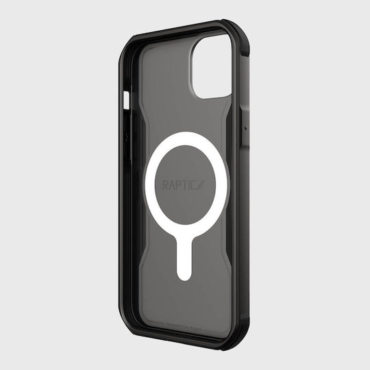 Raptic Fort MagSafe Back Cover Πλαστικό / Σιλικόνης Μαύρο (iPhone 14 Plus)