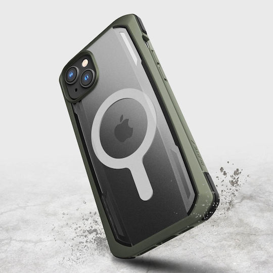 Raptic Secure MagSafe Umschlag Rückseite Kunststoff Grün (iPhone 14 Plus)