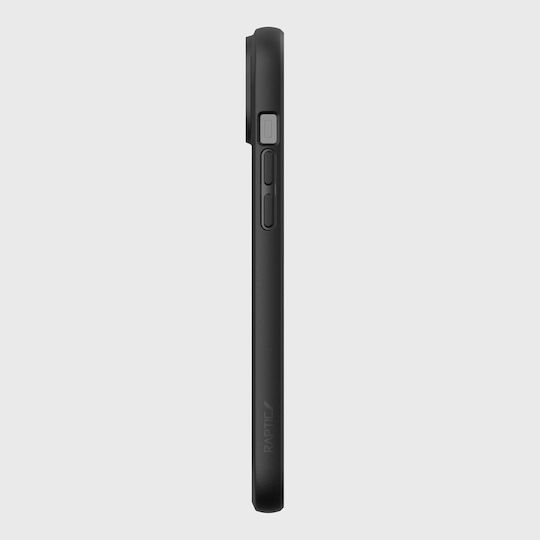 Raptic Slim Back Cover Plastic / Silicone Black (iPhone 14)