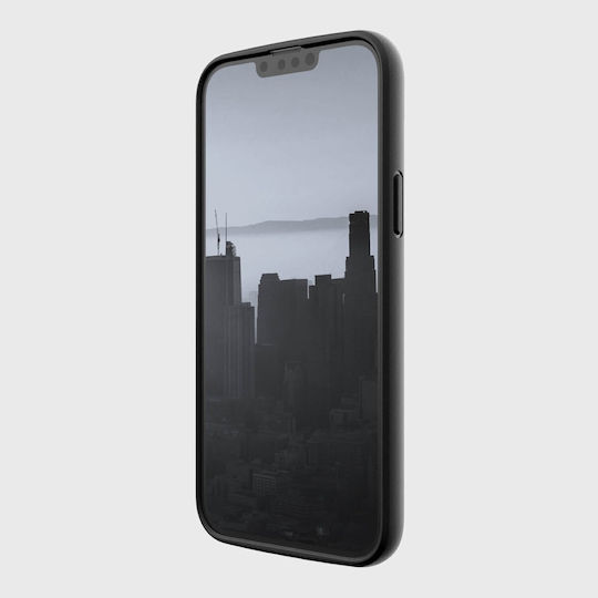 Raptic Slim Back Cover Plastic / Silicone Black (iPhone 14)