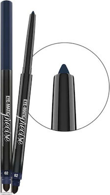 Bellaoggi Eye Matic Precise Long Lasting Matte Waterproof Eye Pencil 002 Deep Blue