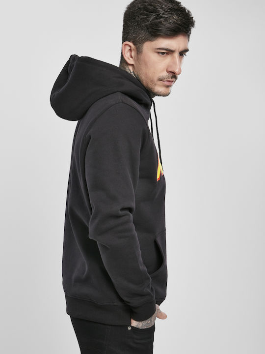 Mister Tee MT1304 Men's Sweatshirt with Hood and Pockets Black MT1304-00007