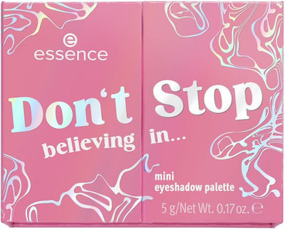 Essence Dont Stop Believing In Mini Paletă cu Farduri de Pleoape Formă Solidă 5gr