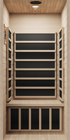 AMILA S-11 Saună Individuală Cuptor / Încălzitor exterior Interior L90xW90xH190cm
