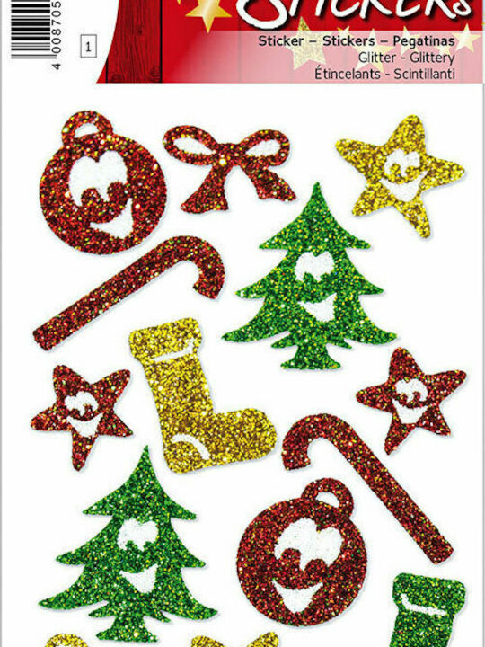 Herma Christmas Stickers 14pcs με Glitter