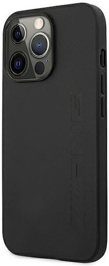Mercedes-Benz Leather Hot Stamped Back Cover Δερμάτινο / Πλαστικό / Σιλικόνης Μαύρο (iPhone 14 Pro Max)