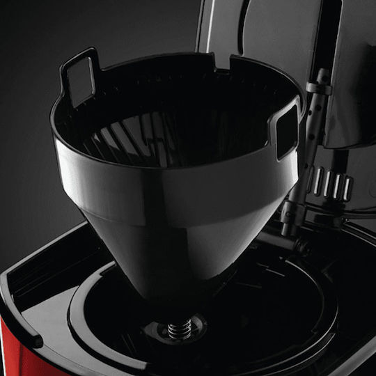 Russell Hobbs Luna Προγραμματιζόμενη Καφετιέρα Φίλτρου 1000W Red