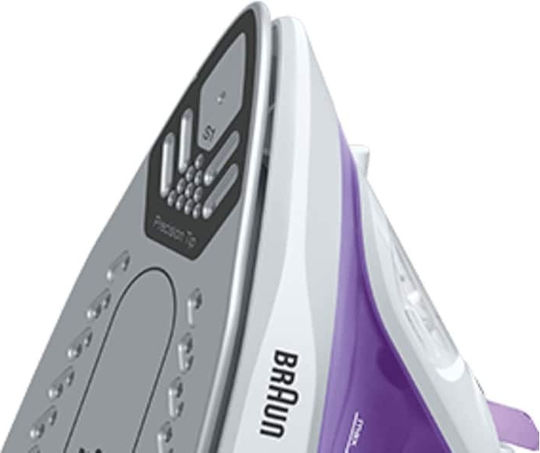 Braun TexStyle 3 SI 3042 Vi SI3042VI Steam Iron 2350W with Ceramic Plate and Continuous Steam Supply 45g/min