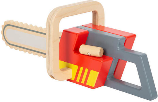 Small Foot Firefighter Chainsaw Wooden for 3+ Years 35 cm