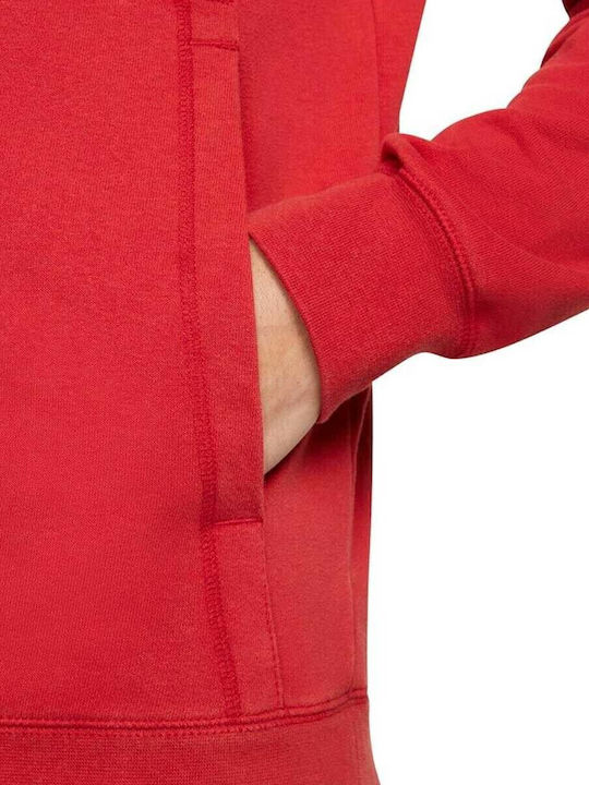 Dri-Fit Hoodie Cardigan Red