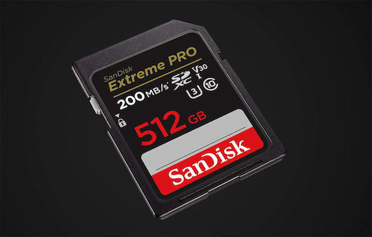 Sandisk Extreme Pro SDXC 512GB Class 10 U3 V30 UHS-I