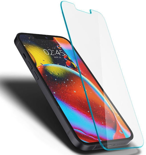 Spigen Glass.tR Ez Fit Full Glue Full Face Tempered Glass (iPhone 17e / 16e / 14 / 13 / 13 Pro)