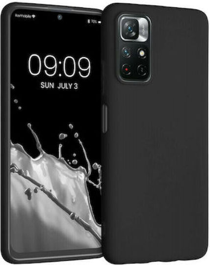 Back Cover Σιλικόνης 1.2mm Μαύρο (Poco M4 Pro 5G / Redmi Note 11s 5G)