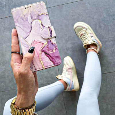 Tech-Protect Wallet Synthetic Leather Colorful Marble (Galaxy A23)