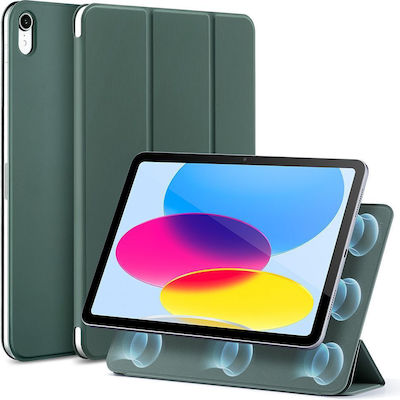 ESR Rebound Magnetic Flip Cover Synthetic Leather Forest Green (iPad 2022 10.9'')