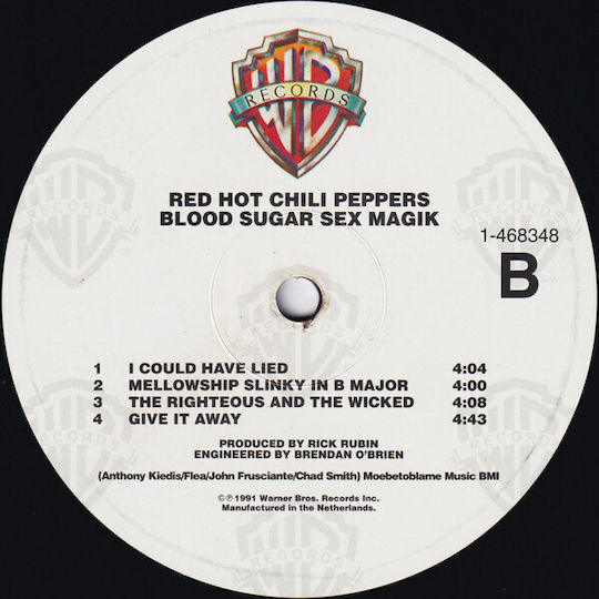 Red Hot Chili Peppers Blood Sugar Sex Magik 2xLP