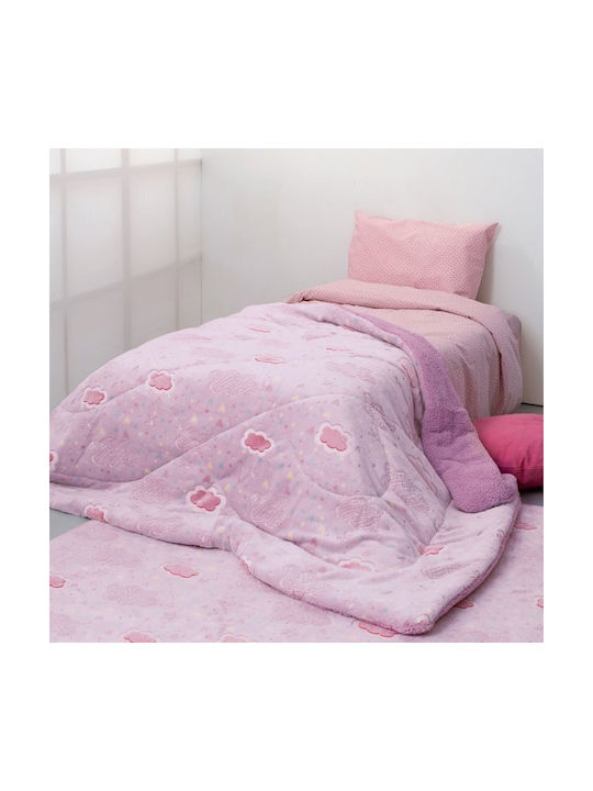 Palamaiki Doodle Kinder Teppich Rosa 150x220cm