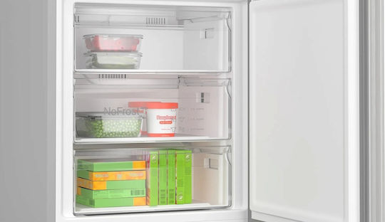 Bosch Fridge-Freezer 440lt Total NoFrost H203xW70xD66.7cm Inox KGN492LDF