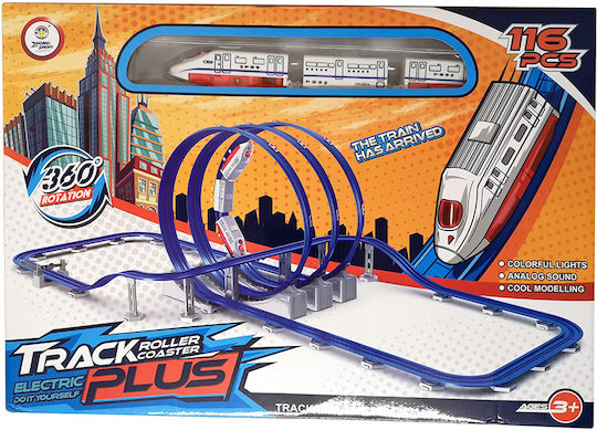 Zita Toys Set with Train with Sound and Light for 3+ years+ Years
