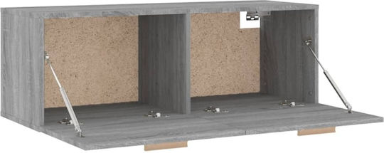 Кремаст Шкаф За Дневна От ПДЧ Сив 100x36.5x35см