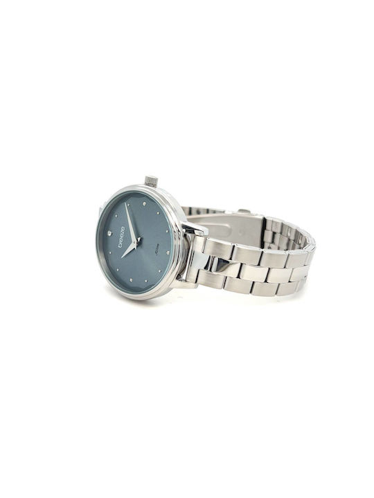 Breeze Ideale Uhr mit Silber Metallarmband