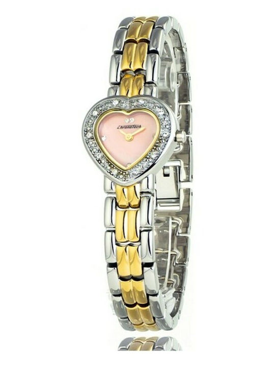 Chronotech Women's Watch with Gold Metal Bracelet