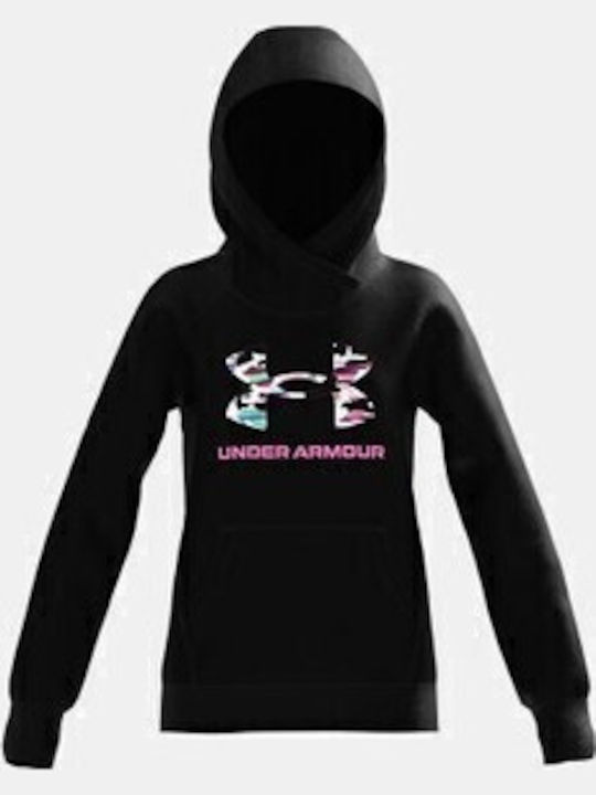 Kids Sweatshirt with Hood and Pockets Black Rival