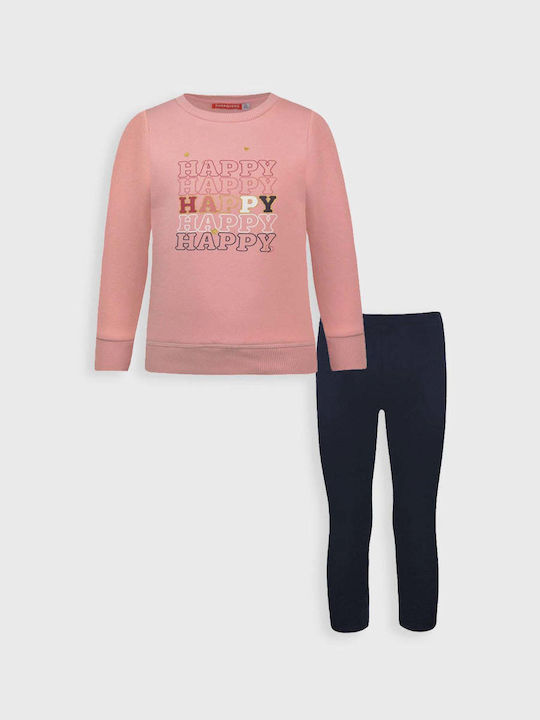 Energiers Kinder Set mit Leggings Winter 2Stück Rosa